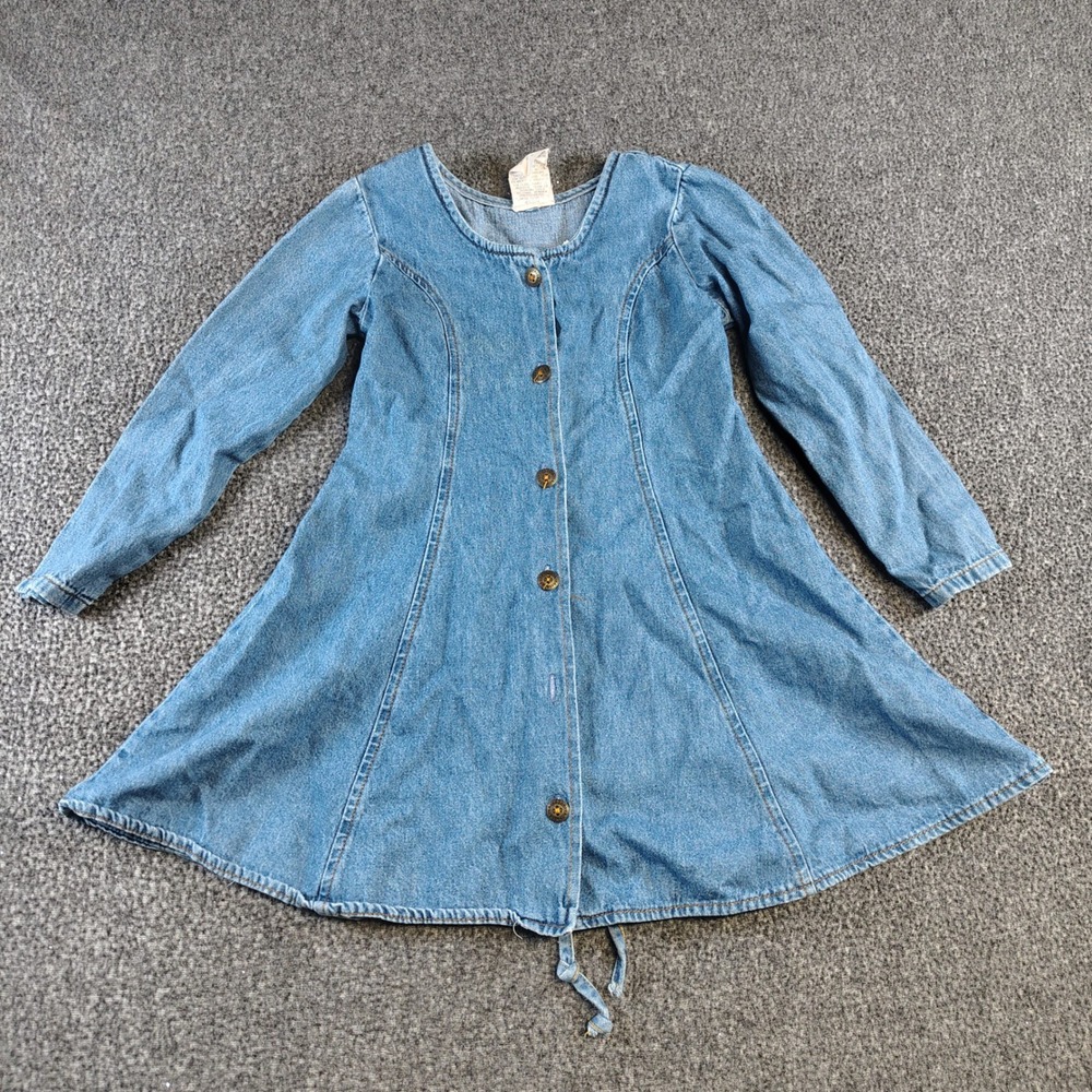 Vintage Sz 6‎ New Moves Denim Dress